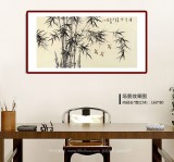 【已售】何华贤 四尺《凌云竹》  颍淮书画名家