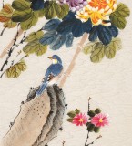 【已售】凌雪 四条屏《梅兰竹菊》 北京美协会员