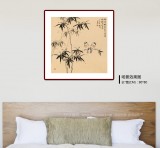 【已售】皇甫小喜 四尺斗方《竹深树密虫鸣处》 河南著名花鸟画家