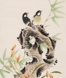 【已售】凌雪 四条屏《梅兰竹菊》 北京美协会员