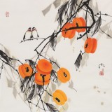 【已售】苗雨 四尺斗方《事事如意》 辽宁工美教授 师从吴冠中