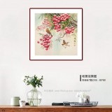 【已售】赵逸梅 四尺斗方《大利图》 著名工笔画家