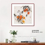 【已售】苗雨 四尺斗方《事事如意》 辽宁工美教授 师从吴冠中