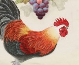 【已售】赵逸梅 四尺斗方《大吉图》 著名工笔画家