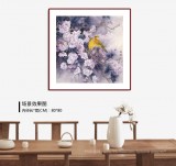 【已售】赵逸梅 四尺斗方《春意》 著名工笔画家