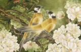 【已售】赵逸梅 四尺斗方《鸟语花香》 著名工笔画家