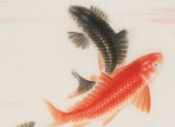 【已售】周升达 三尺《富贵久鱼》 中国画院国画组长（询价）