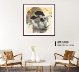 【已售】苗雨 四尺斗方《水乡之秋》 辽宁工美教授 师从吴冠中