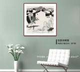 【已售】苗雨 四尺斗方《水乡春意》 辽宁工美教授 师从吴冠中