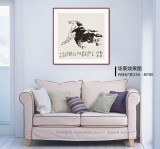【已售】王向阳 四尺斗方《风雨同舟》 中国美术家协会会员