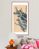 【梅兰竹菊-梅 自留】肖映梅 四尺《最喜梅花傲骨枝》 当代大写意花鸟画名家（询价）