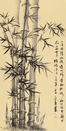 【已售】何华贤 四尺《竹报平安》 颍淮书画名家