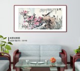 【已售】曲逸之 四尺《双喜》 河南省著名花鸟画家