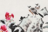 【已售】曲逸之 四尺《富贵白头》 河南省著名花鸟画家