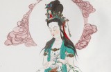 【已售】曹建涛 四尺《观世音菩萨》 精品