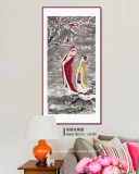 【已售】南海禅寺 妙林居士 四尺《踏雪寻梅》
