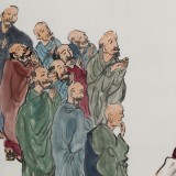 王永刚 三尺《寒山问道》 国家一级美术师（询价）