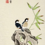 【已售】凌雪 四条屏《四君子》 北京美协会员