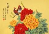 【已售】凌雪 四尺斗方《花开富贵》 北京美协会员