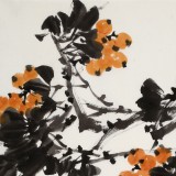 【已售】柳常学 四尺三开《金秋》 中国美协会员
