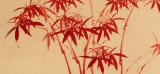 皇甫小喜 四尺对开《竹香新雨后》 河南著名花鸟画家