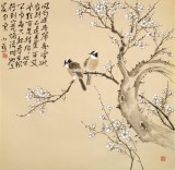 【已售】皇甫小喜 四尺斗方《咏梅》 河南著名花鸟画家