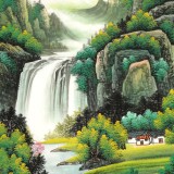 【已售】吴东 四尺《福地安居图》 著名易经风水画家