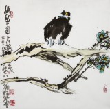 王永刚 指墨作品《幽鸟一自占梅花》 国家一级美术师（询价）