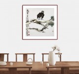 王永刚 指墨作品《幽鸟一自占梅花》 国家一级美术师（询价）