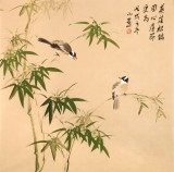 【已售】皇甫小喜 四尺斗方《心虚节更高》 河南著名花鸟画家