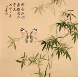 【已售】皇甫小喜 四尺斗方《喜鹊登枝》 河南著名花鸟画家 	 【已售】皇甫小喜 四尺斗方《喜鹊登枝》 河南著名花鸟画家 	 【已售】皇【已售】皇甫小喜 四尺斗方《竹影和诗瘦》 河南著名花鸟画家