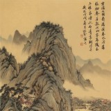 吴显刚 四尺《云满山头树满溪》 贵州七星关美协主席