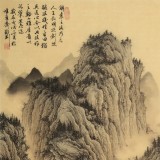 吴显刚 四尺《溪山雅居图》贵州七星关美协主席