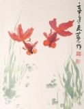 邹友蒸 《鸿运当头》1992年作 已故山野派绘画大家
