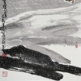 王永刚 三尺《飞雪惊雀》 国家一级美术师（询价）