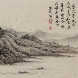吴显刚 《春江泛舟》贵州七星关美协主席