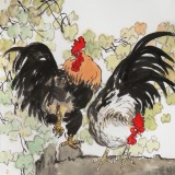 刘纪 四尺《双吉图》 中国画大家 真迹收藏（询价）