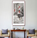 【已售】刘纪 四尺《冠居极品至三公》 中国画大家 真迹收藏（询价）