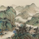 【已售】吴显刚 四尺《山居客访》 贵州七星关美协主席