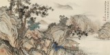 【已售】吴显刚 四尺《观泉图》 贵州七星关美协主席