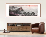 【已售】李碧峰 小六尺《春潮颂》 中国书画家协会理事