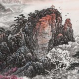 【已售】李碧峰 小六尺《春潮颂》 中国书画家协会理事