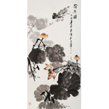 王宝钦 四尺《荷香》当代花鸟牡丹画名家（询价）