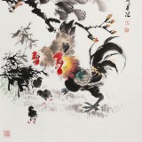 【已售】王宝钦 四尺《富贵吉祥》当代花鸟牡丹画名家（询价）