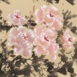皇甫小喜 四尺《牡丹真国色 花开动京城》 河南著名花鸟画家