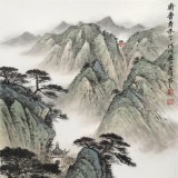 【已售】刘金河 《齐鲁青未了》 中美协会员 国画画院画家