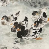 【已售】王宝钦六尺《荷塘初雪》当代花鸟牡丹画名家（询价）