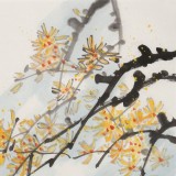 【已售】梁景欣 四尺三开《年年有余》 学院派画家
