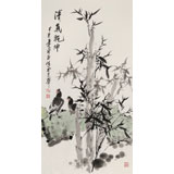 王宝钦 三尺《清气乾坤》当代花鸟牡丹画名家（询价）