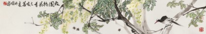 【已售】陈丹晖 《故园槐花香》 江苏省美协会员 清华美院助教